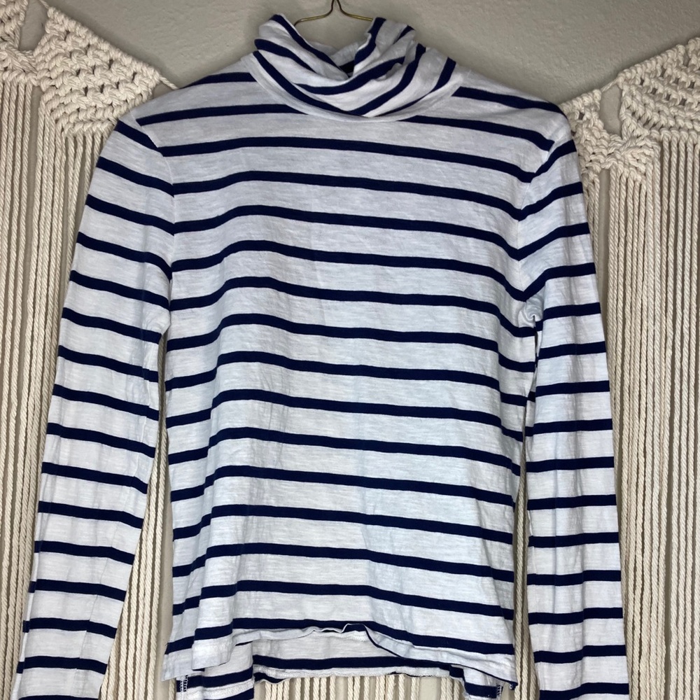 Madewell striped turtleneck